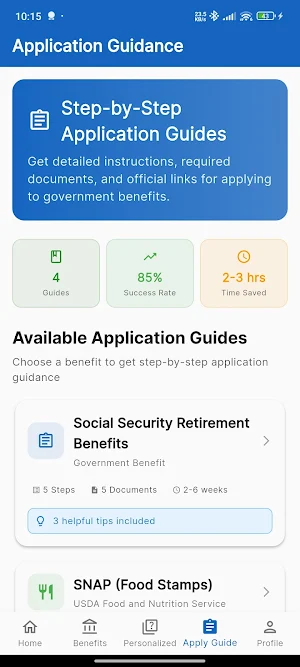 US Benefits Screenshot 1