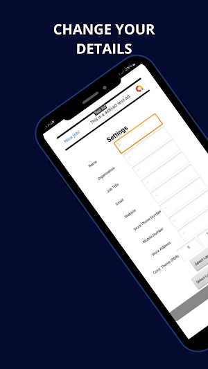 OstCard E-Business Card Screenshot 1