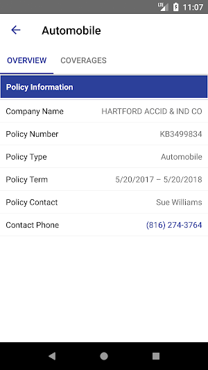 Anchor Insurance Online Screenshot 1