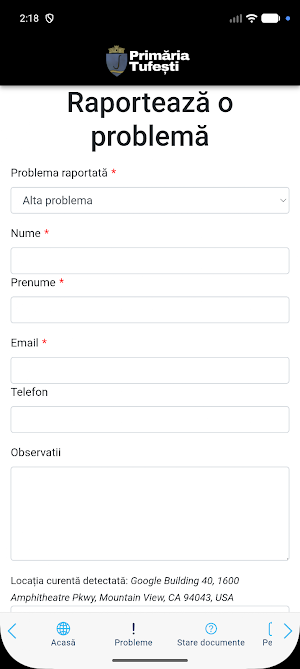 Tufești App Screenshot 1