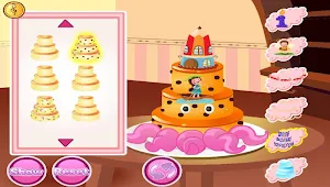 Cake Christmas Decoration game Screenshot 1