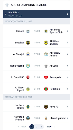 AsiaCL Tracker Screenshot 2