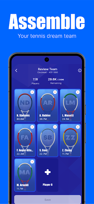 Tweener: Fantasy Tennis Screenshot 2