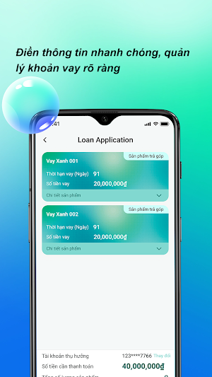 Vay Xanh Screenshot 2