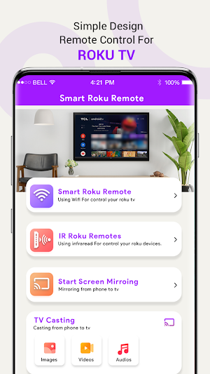 Remote for ROKU TV- Remote App Screenshot 2