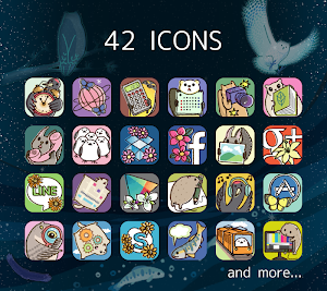 Owl and animal icon & WP Screenshot 1