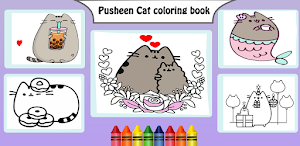 Pusheen Cat coloring book Screenshot 3