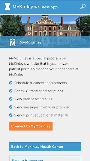 McKinley Wellness App Screenshot 3