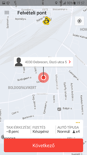 Főnix Taxi Debrecen Screenshot 3