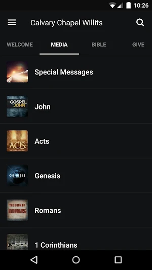 Calvary Chapel Willits Screenshot 1