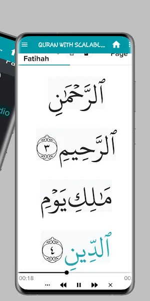 QURAN WITH SCALABLE FONT SIZES Screenshot 1