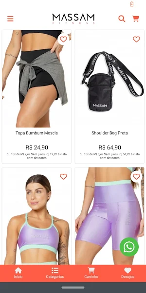 Massam Fitness Screenshot 2