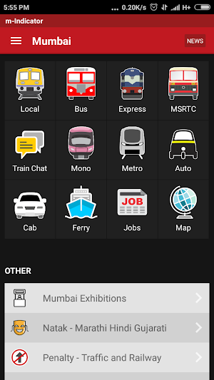 m-Indicator- Mumbai - Live Train Position Screenshot 0