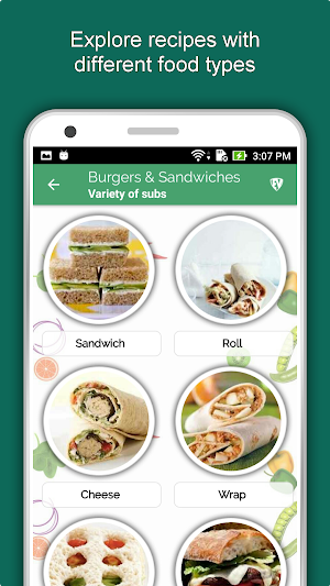 All Burger & Sandwich Recipes, Offline Fast Food Screenshot 2