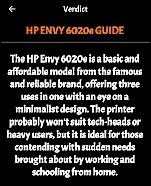 HP Envy 6020e Guide Screenshot 3