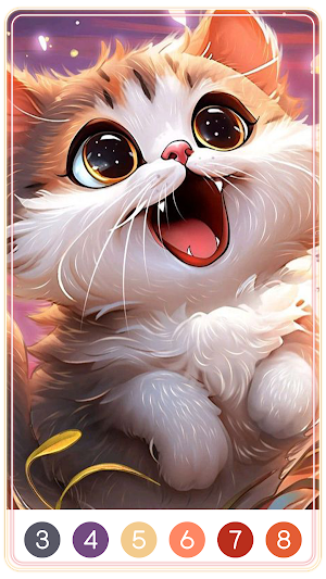 Cat Paint by Number Screenshot 3