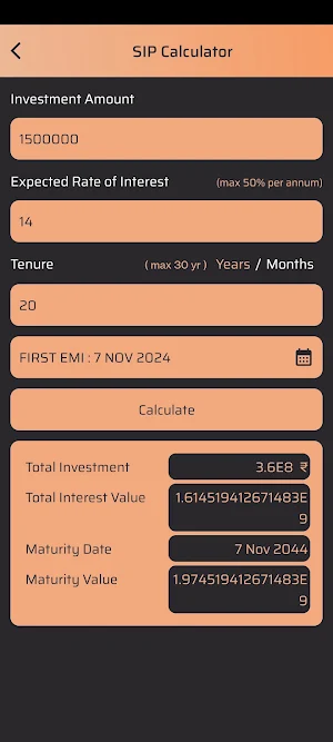 LoanCalc - EMI Loan Calculator Screenshot 3