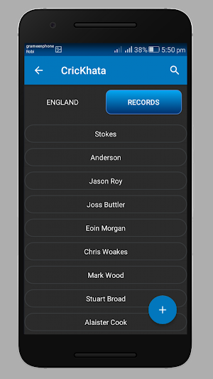 CricKhata - Cricket score savi Screenshot 1