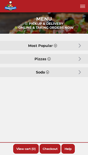 Mauro's Pizza Screenshot 1