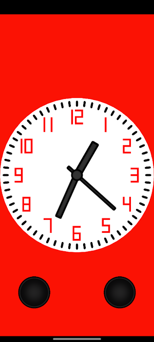 Analog clock vfr Screenshot 0