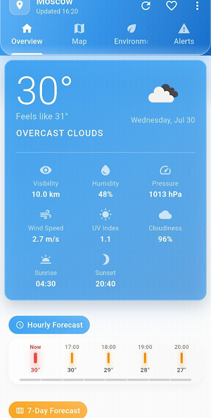 Weather Procast Screenshot 3