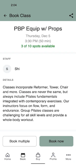 Pure Balance Pilates Screenshot 2