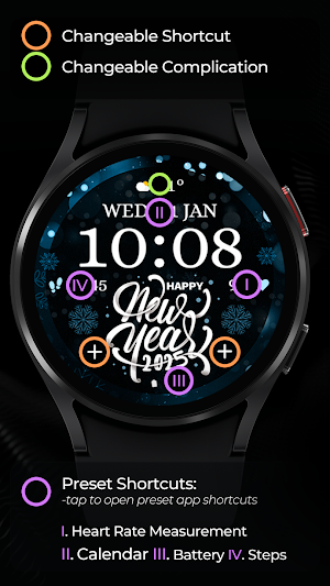 TVV Celebration Watch Face Screenshot 3