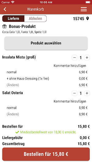 Osteria Forio Screenshot 1
