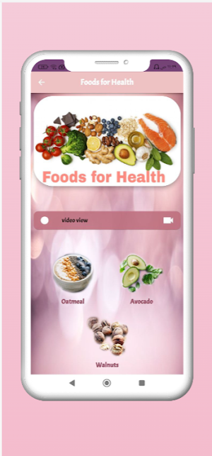 Foods for health Screenshot 1
