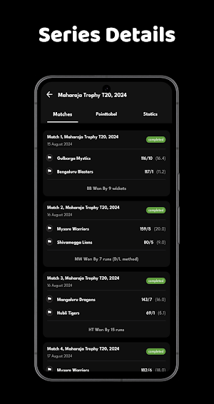 Live Cricket - Live Match Line Screenshot 3