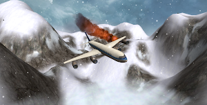 Flight Simulator Snow Plane 3D Screenshot 0