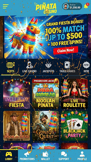 Pinata Casino Screenshot 0