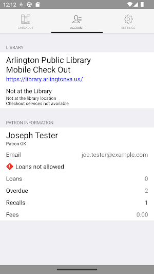 Arlington PL Mobile Check Out Screenshot 3