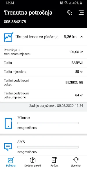 Moj Tele2 Screenshot 1