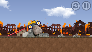 Monster Hill Climb Bulldozer Screenshot 0