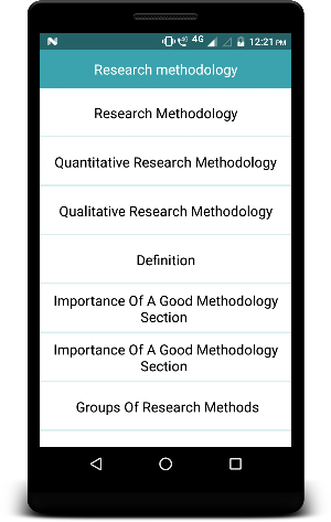 Research methodology Screenshot 1