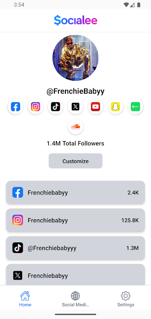Socialee: Link In Bio + Boost Screenshot 3