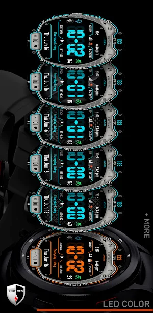 Digital Watch Face 054 Screenshot 3