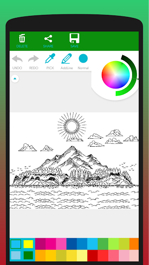 Nature Landscape Coloring Book Screenshot 3