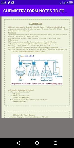 CHEMISTRY FORM ONE TO FOUR NOTES PLUS REVISION Screenshot 1