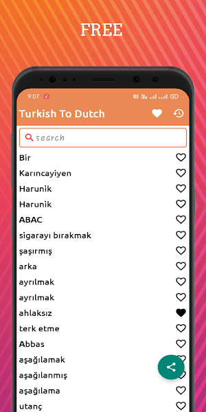 Turkish To Dutch Dictionary Screenshot 0