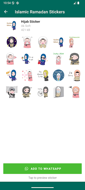 Islamic Ramadan Stickers Screenshot 3