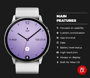 Soft Purple Lilac Watch Face Screenshot 1