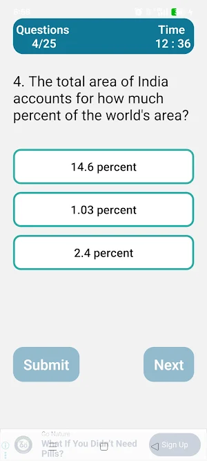 Population Quiz Screenshot 3