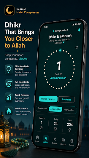 Islamic Habit: Salah & Dhikr Screenshot 1