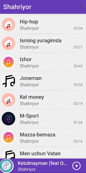 Shahriyor qo'shiqlari Screenshot 0