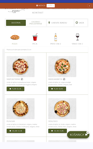 Pizzeria Stara Tvrđa Screenshot 2