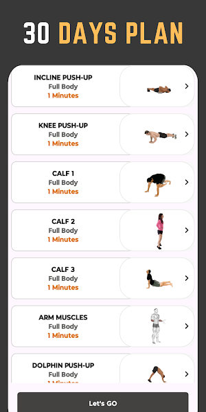 Home Workout – Fit in 30 Days Screenshot 1