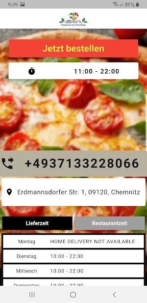 Raihan's Pizzaservice Screenshot 1