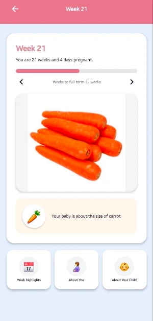 Jegnit Pregnancy Tracker Screenshot 2